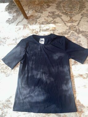 Maya Delorez Navy Short Sleeve Crewneck Tee